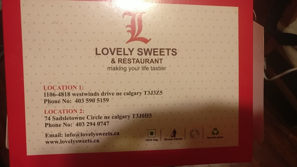 Lovely Sweets | 74 Saddletowne Cir NE, Calgary, AB T3J 0H5, Canada | Phone: (403) 294-0747