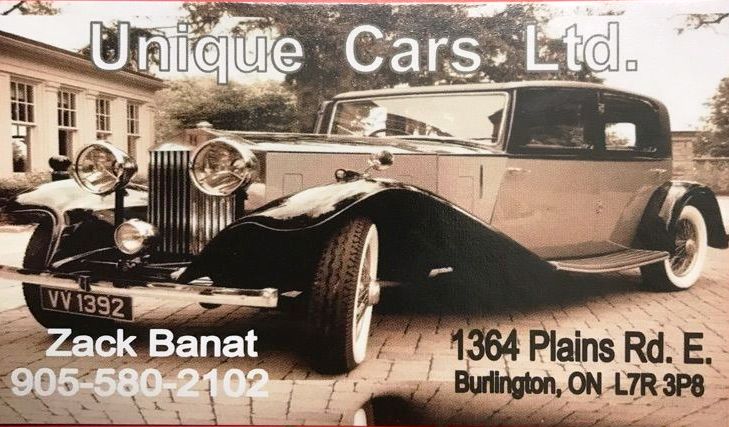 Unique Cars ltd | 1364 Plains Rd E, Burlington, ON L7R 3P8, Canada | Phone: (905) 580-2102