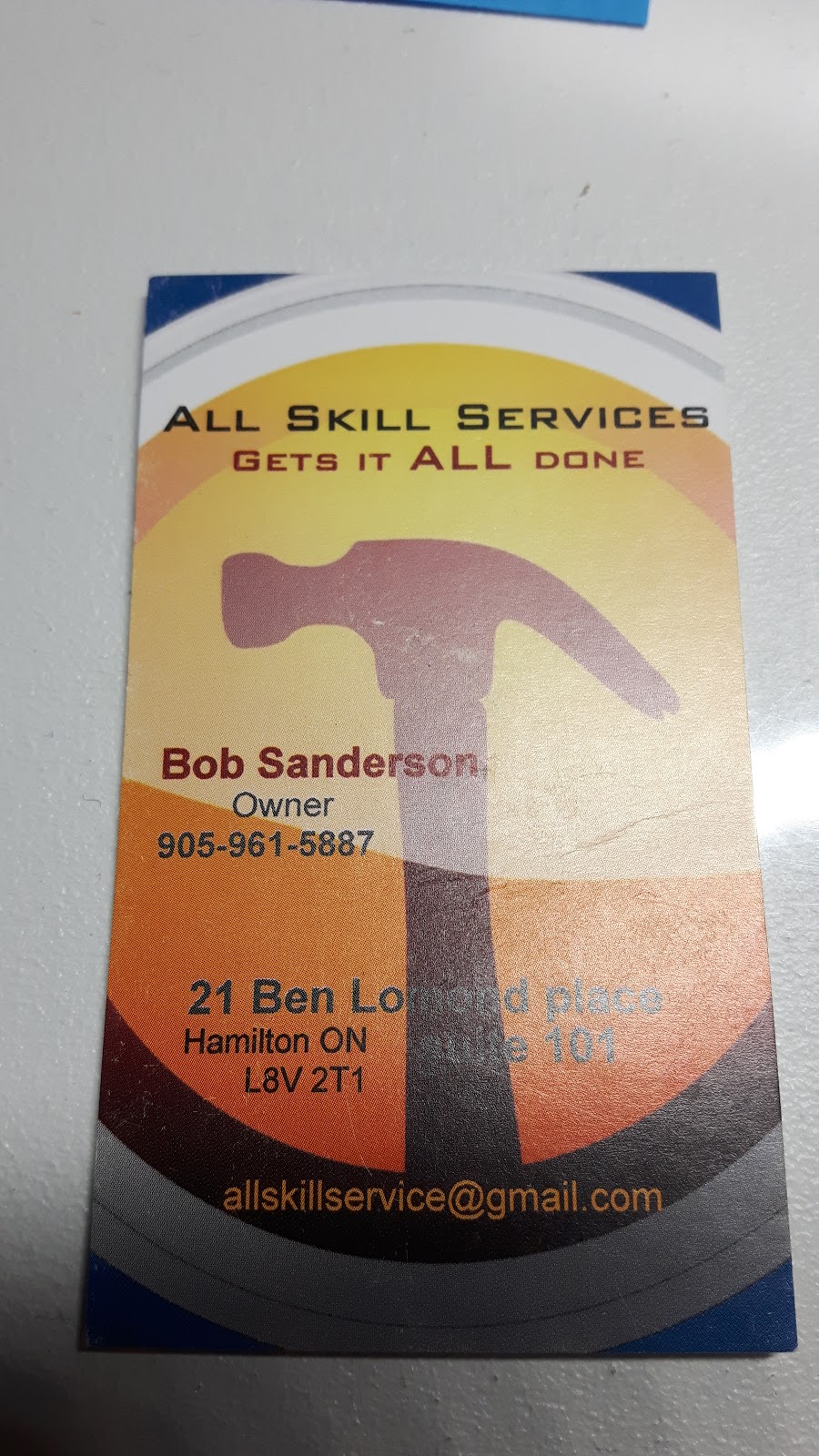 All Skills Services | Ben Lomond Pl, Hamilton, ON L8V 2T1, Canada | Phone: (905) 961-5887