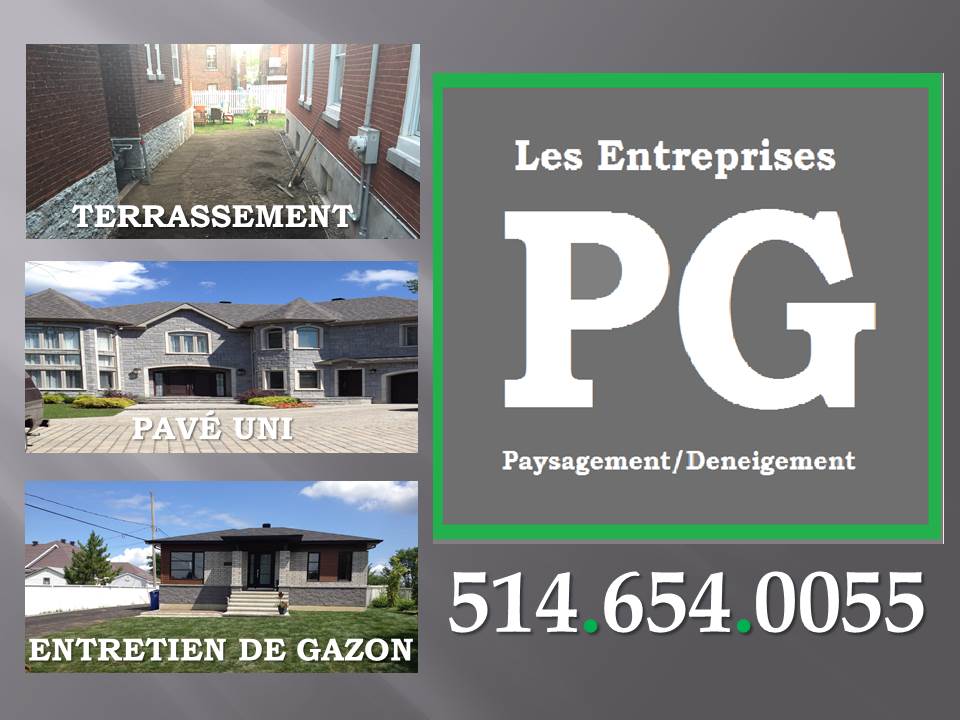 Les Entreprises PG | 1461 Rue Maurice, LaSalle, QC H8N 1P7, Canada | Phone: (514) 654-0055