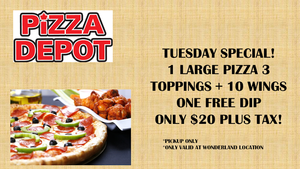 Pizza Depot | 9461 Jane St, Maple, ON L6A 4H7, Canada | Phone: (905) 879-9711