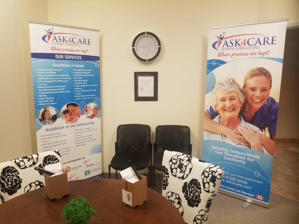 ASK4CARE SUPPORT SERVICES INC | 100 Essa Rd SUITE R4, Barrie, ON L4N 3K7, Canada | Phone: (705) 805-0204