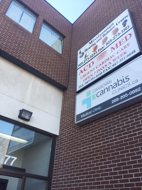 Canadian Cannabis Clinics (Mississauga) | 77 Queensway W Suite 311, Mississauga, ON L5B 1B7, Canada | Phone: (888) 256-7043