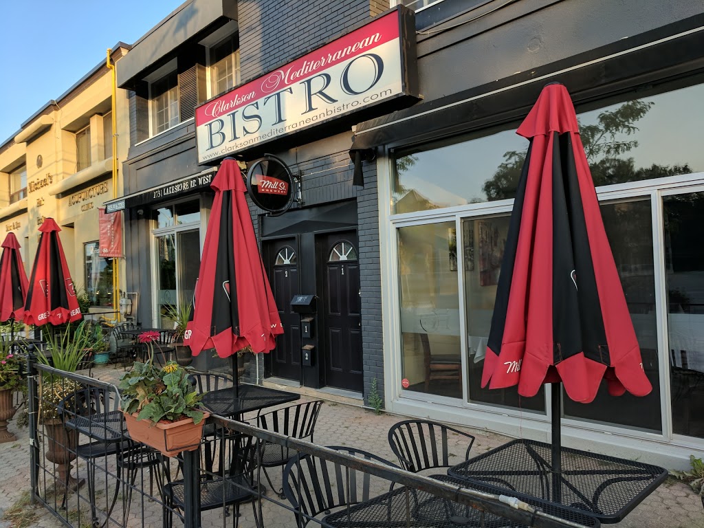 Clarkson Mediterranean Bistro | 1731 Lakeshore Rd W, Mississauga, ON L5J 1J4, Canada | Phone: (905) 916-2283