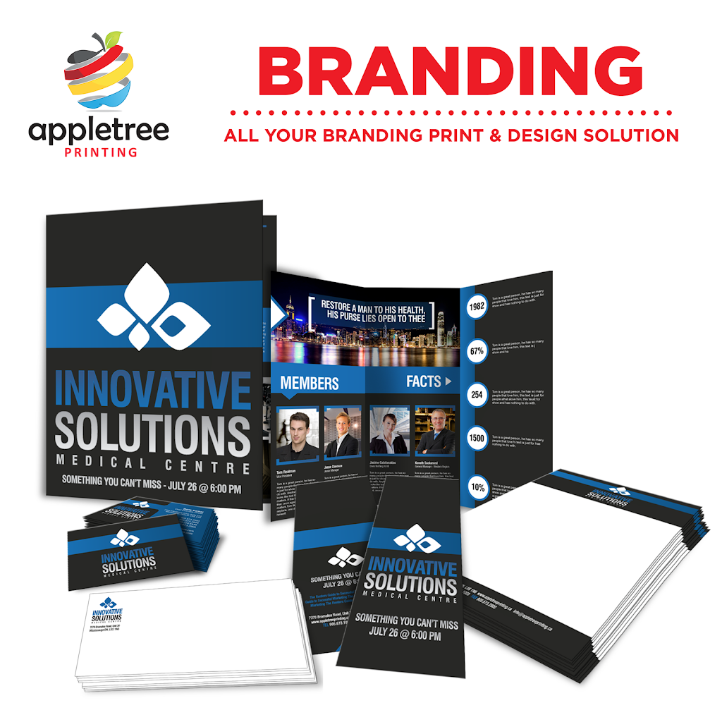 Appletree Printing | 7370 Bramalea Rd #30, Mississauga, ON L5S 1N6, Canada | Phone: (905) 673-2900