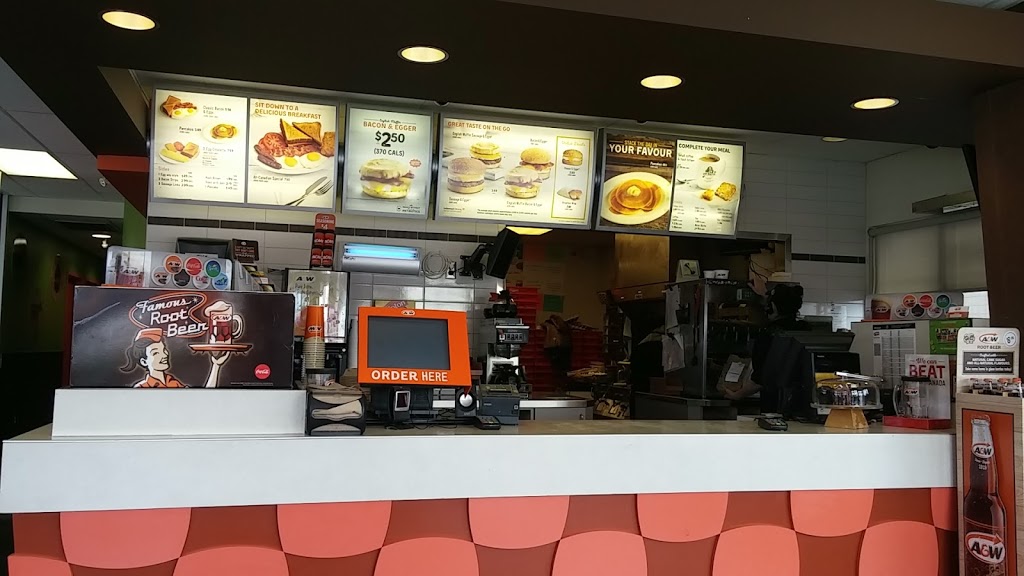 A&W Canada | 7665 Thorold Stone Road, Niagara Falls, ON L2H 2P7, Canada | Phone: (289) 296-5700