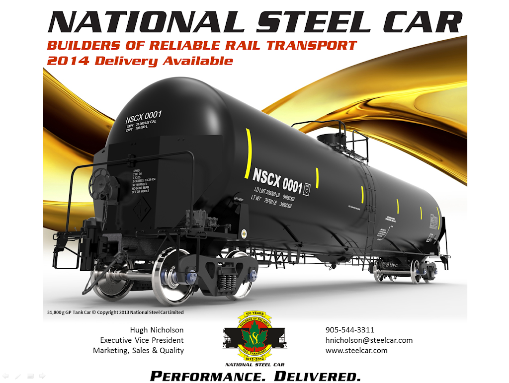 National Steel Car | 600 Kenilworth Ave N, Hamilton, ON L8M 1P2, Canada | Phone: (905) 544-3311
