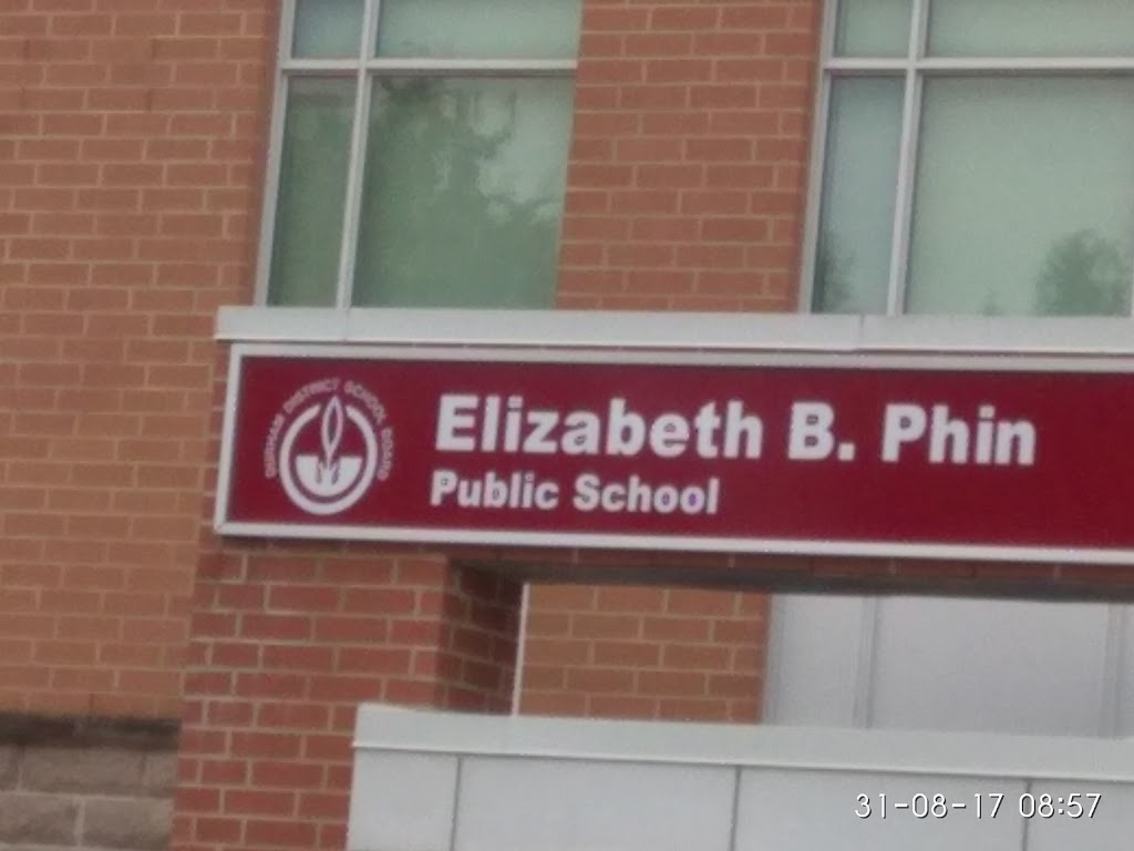 Elizabeth B. Phin Public School | 1500 Rougemount Dr, Pickering, ON L1V 1N1, Canada | Phone: (905) 509-2277