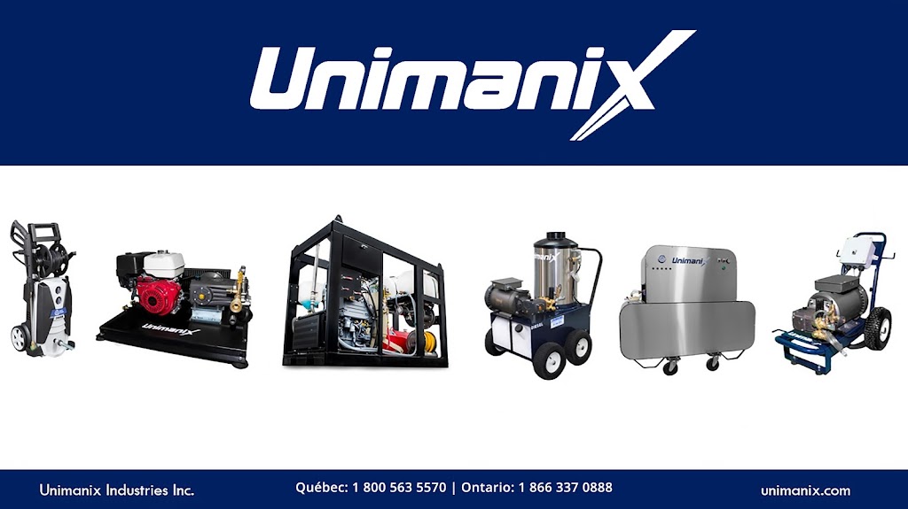 Unimanix Industries Inc | 845G Rue Tecumseh, Pointe-Claire, QC H9R 4T8, Canada | Phone: (800) 563-5570