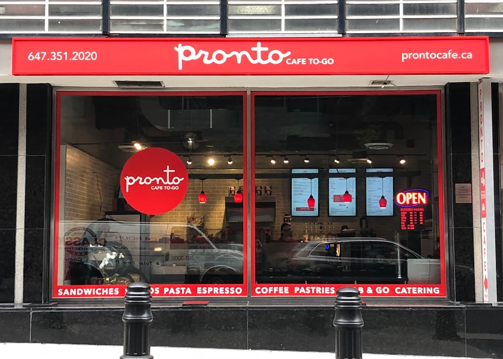 Pronto Cafe To-Go Toronto | 790 Bay St, Toronto, ON M5G 1N8, Canada | Phone: (647) 351-2020