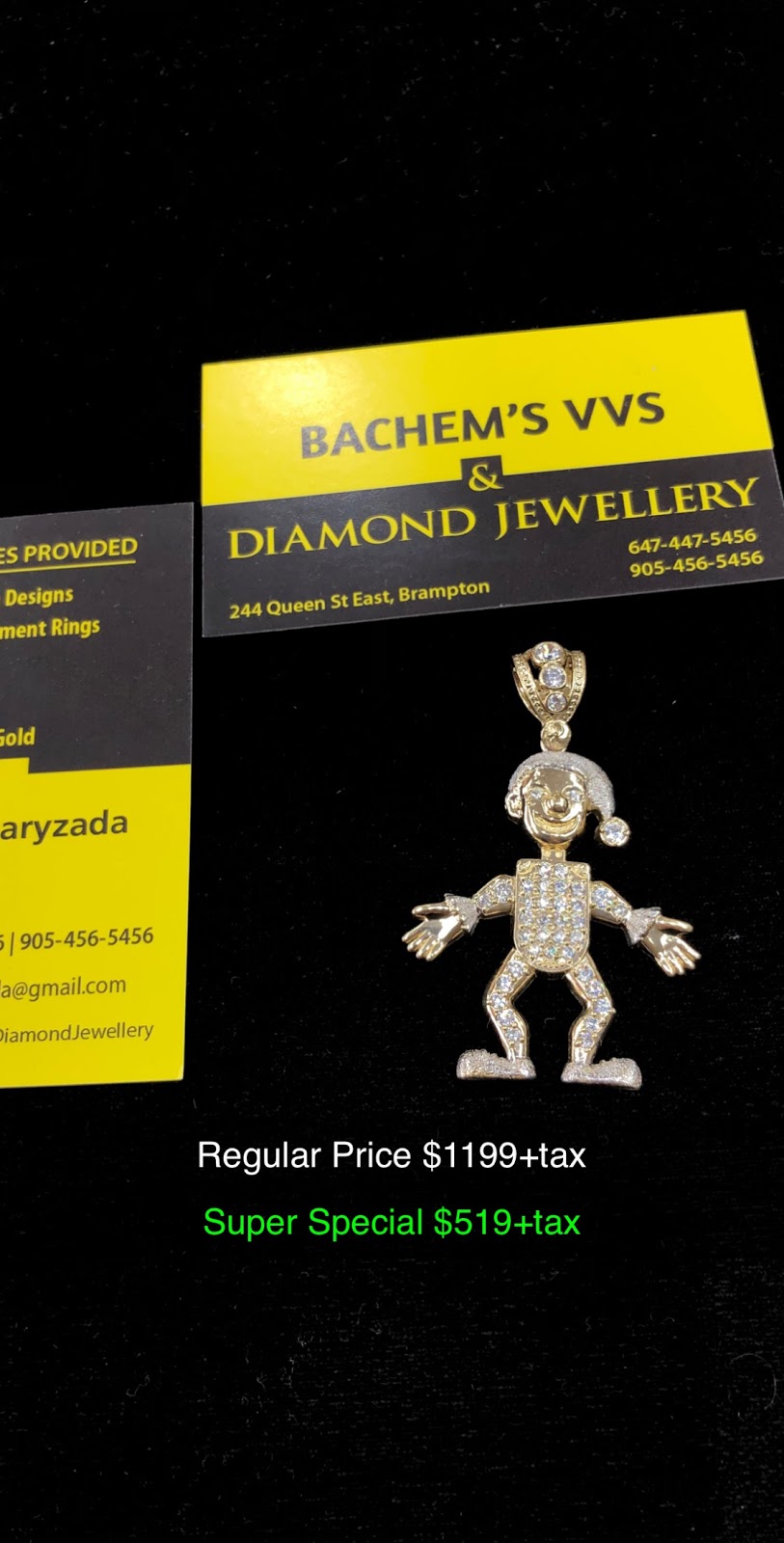 Bachem’s VVS & Diamond Jewellery | 244 Queen St E Unit 1, Brampton, ON L6V 1B9, Canada | Phone: (905) 456-5456
