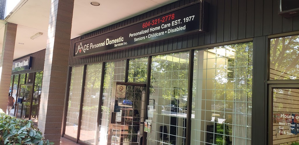 ACE Personnel Domestic Services Inc | 521 W 57th Ave, Vancouver, BC V6P 1R9, Canada | Phone: (604) 321-2778