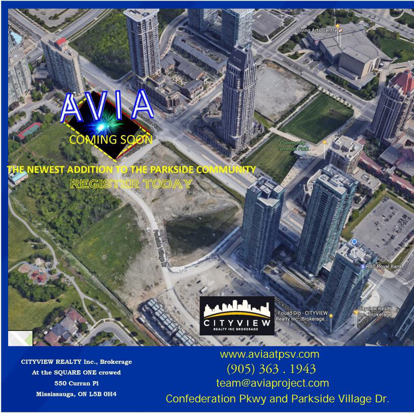 AVIA CONDOS | 4175 Confederation Pkwy, Mississauga, ON L5B 0C6, Canada | Phone: (416) 669-0220