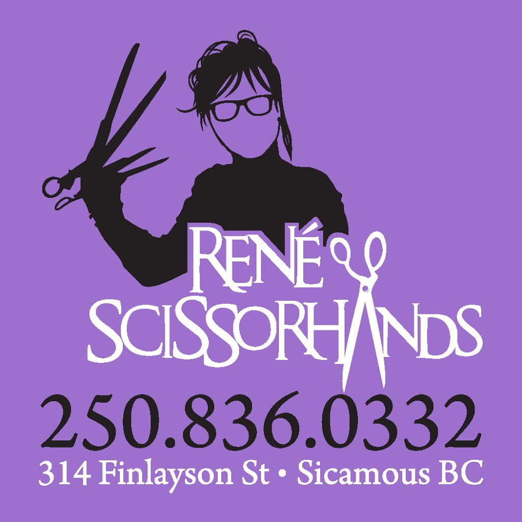 Rene Scissorhands | 314 Finlayson St, Sicamous, BC V0E 2V0, Canada | Phone: (250) 836-0332