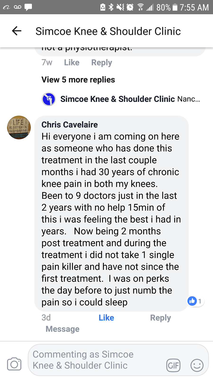 Simcoe Knee And Shoulder Clinic | 169 Dufferin St S Unit 5, Alliston, ON L9R 1E6, Canada | Phone: (705) 440-7333