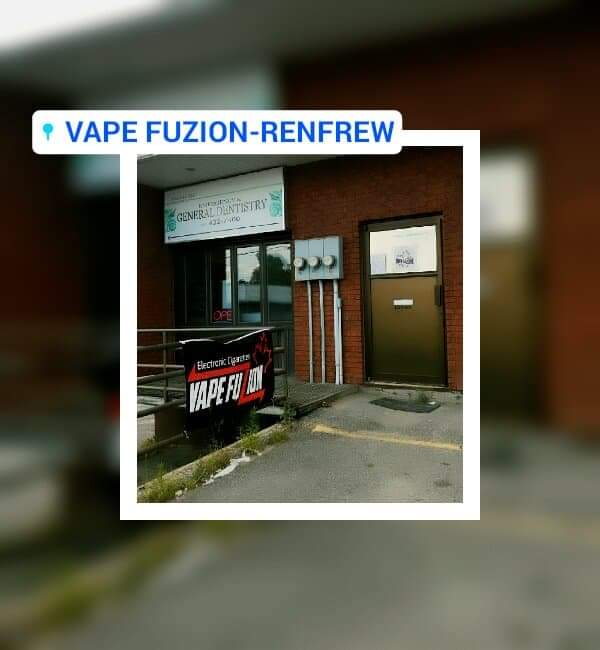 Vape Fuzion-Renfrew | 372 Raglan St S, Renfrew, ON K7V 1R7, Canada | Phone: (613) 315-6458