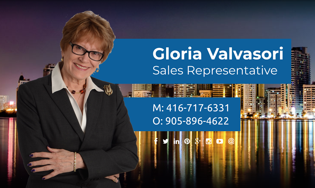 Mississauga Real Estate, Gloria Valvasori, ASA, Salesperson | 186 Robert Speck Pkwy, Mississauga, ON L4Z 3G1, Canada | Phone: (416) 717-6331