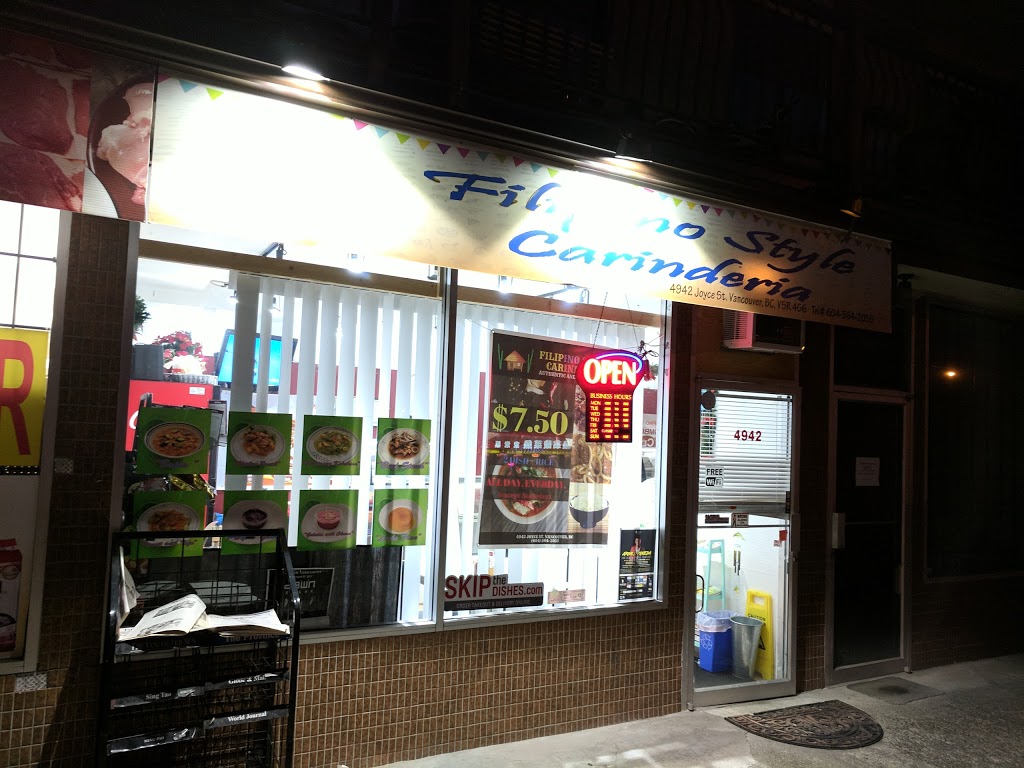 Filipino Style Carinderia | 4942 Joyce St, Vancouver, BC V5R 4G6, Canada | Phone: (604) 564-2055