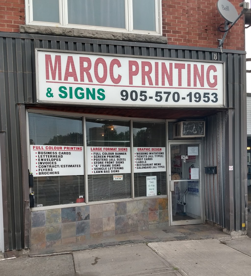 Maroc Printing | 1477 Main St E, Hamilton, ON L8K 1C7, Canada | Phone: (905) 570-1953