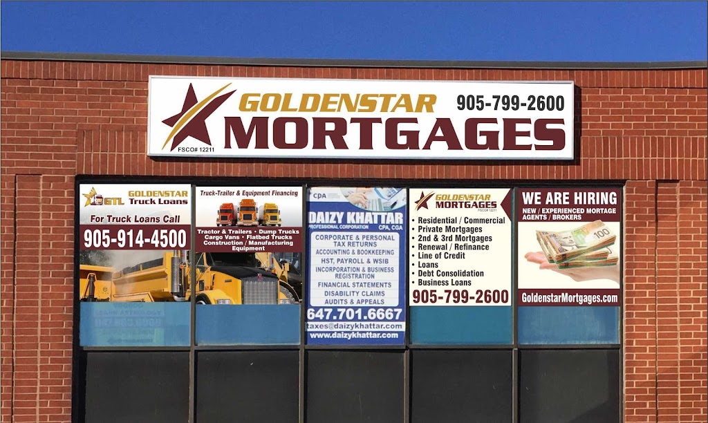 Goldenstar Mortgages Ltd | 30 Intermodal Dr, Brampton, ON L6T 5K1, Canada | Phone: (905) 799-2600