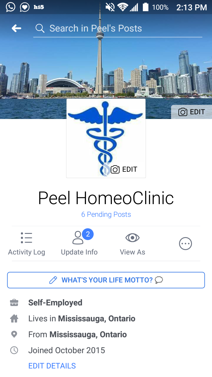 Peel Homeo Clinic | 7209 Reindeer Dr, Mississauga, ON L4T 2M6, Canada | Phone: (289) 804-6316