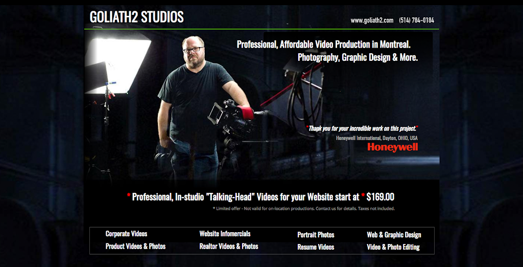 GOLIATH2 STUDIOS | 6 E 36th St, Lachine, QC H8T 2A2, Canada | Phone: (514) 784-0184