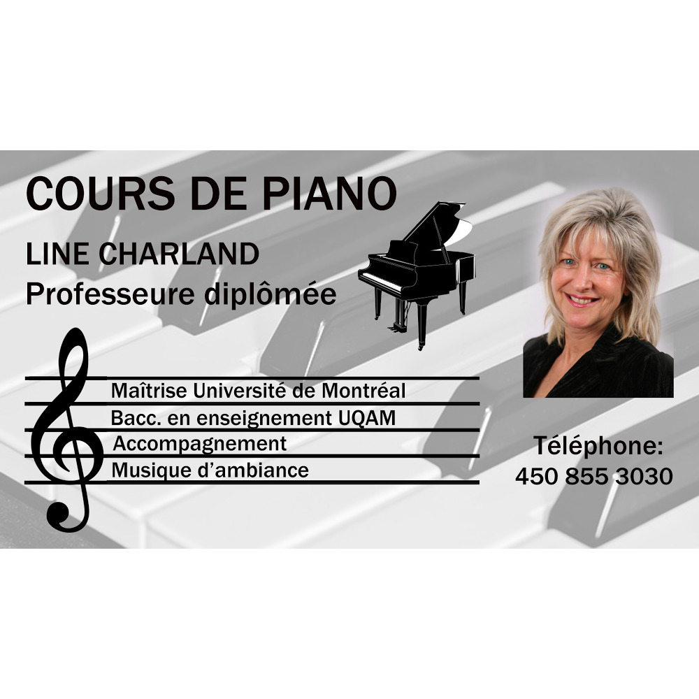 Ecole de musique Line Charland, cours de piano | 1230 Rue Antaya, Sorel-Tracy, QC J3R 5G2, Canada | Phone: (450) 855-3030