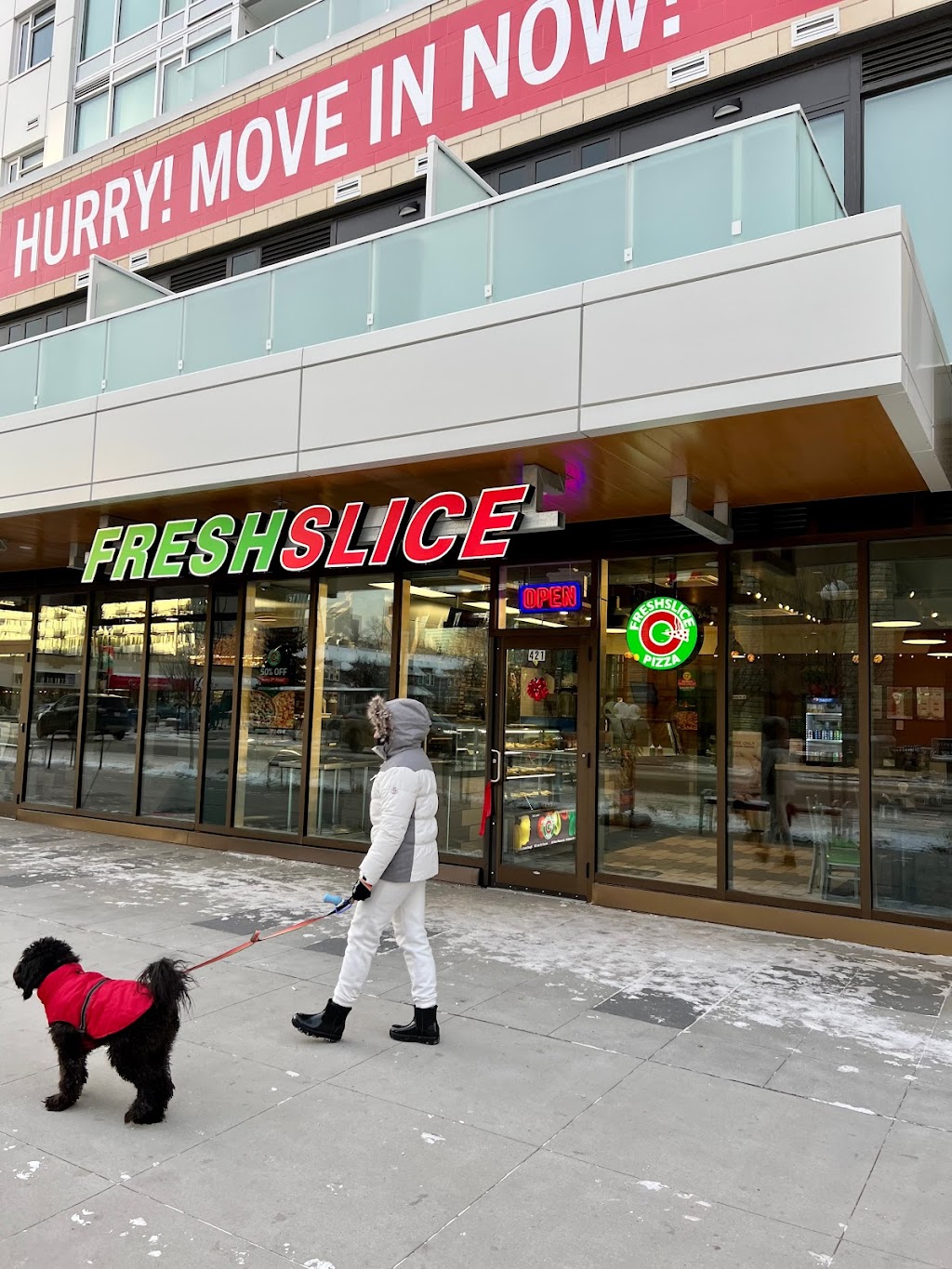 Freshslice Pizza | 421 10 St NW, Calgary, AB T2N 1W1, Canada | Phone: (825) 540-5500