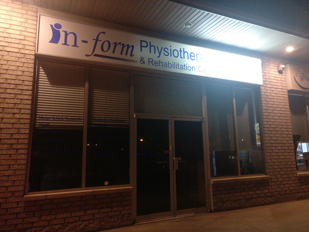 In-Form Physiotherapy & Rehab Centre | 8348 Islington Ave, Woodbridge, ON L4L 1W8, Canada | Phone: (905) 851-1400