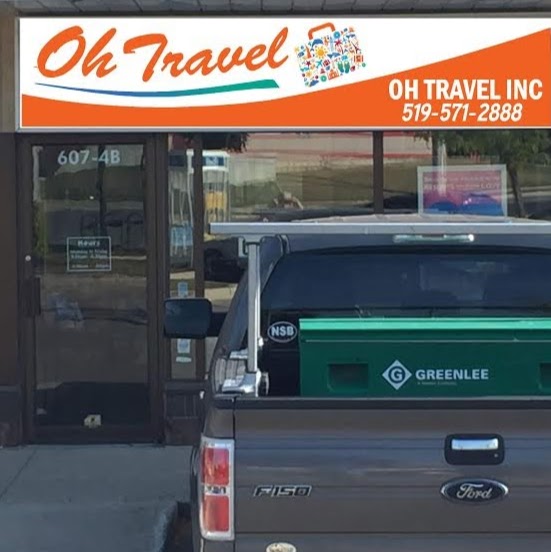 Oh Travel Inc | 607 King St W Unit 4B, Kitchener, ON N2G 1C7, Canada | Phone: (519) 571-2888