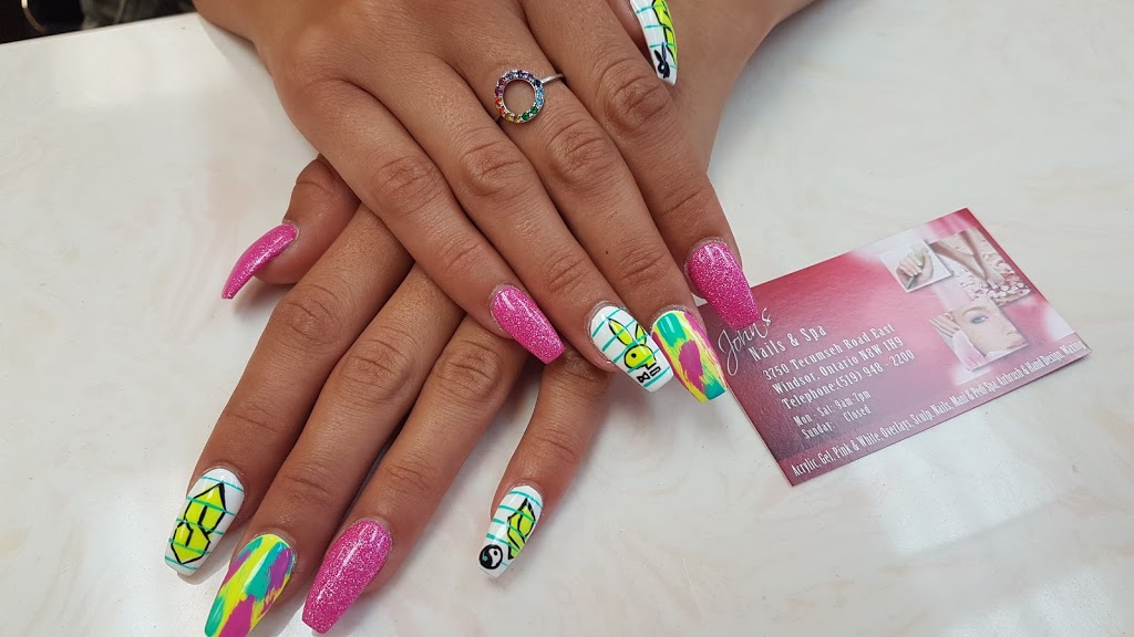 Johns Nails & Spa | 3750 Tecumseh Rd E, Windsor, ON N8W 1H9, Canada | Phone: (519) 948-2200