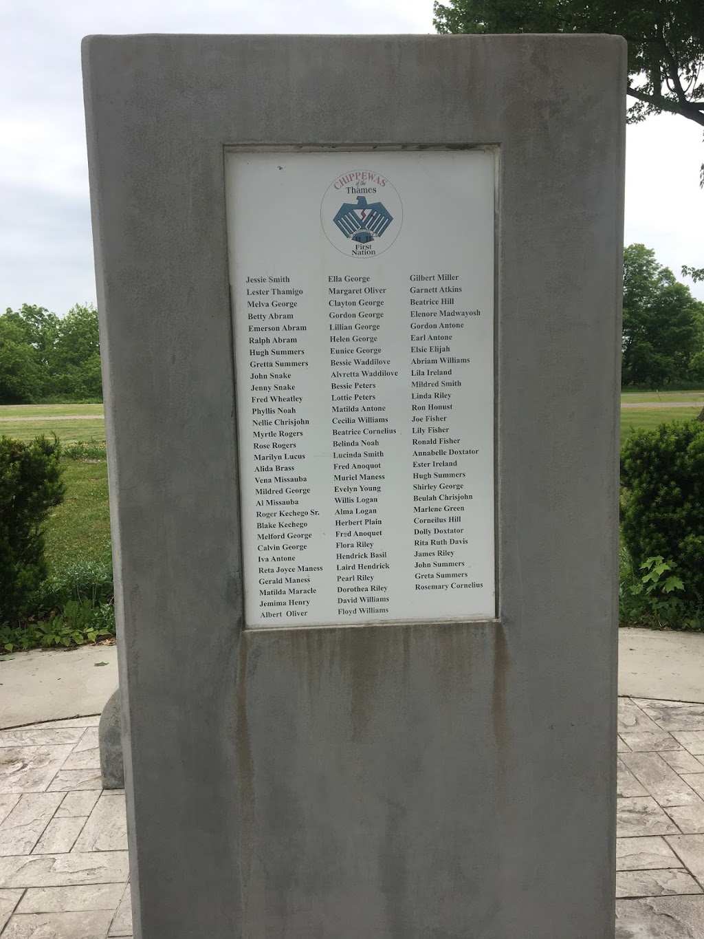 Mt.Elgin Industrial School - Indian Residential School Monument | Chippewa Of The Thames First Nation Indian Reserve No. 42, ON N0L 1Y0, Canada | Phone: (519) 289-0584 ext. 2