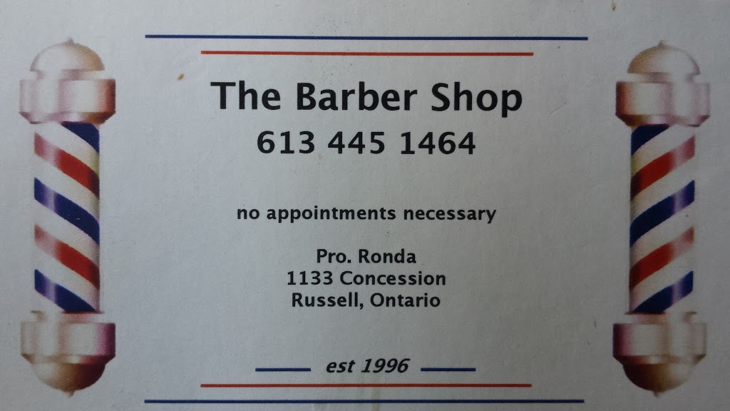 The Russell Barber Shop | 1133 Concession St, Russell, ON K4R 1C8, Canada | Phone: (613) 445-1464