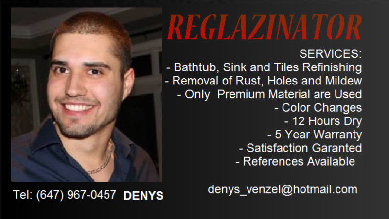 Reglazinator | 77 Howard St, Toronto, ON M4X 1J9, Canada | Phone: (647) 967-0457