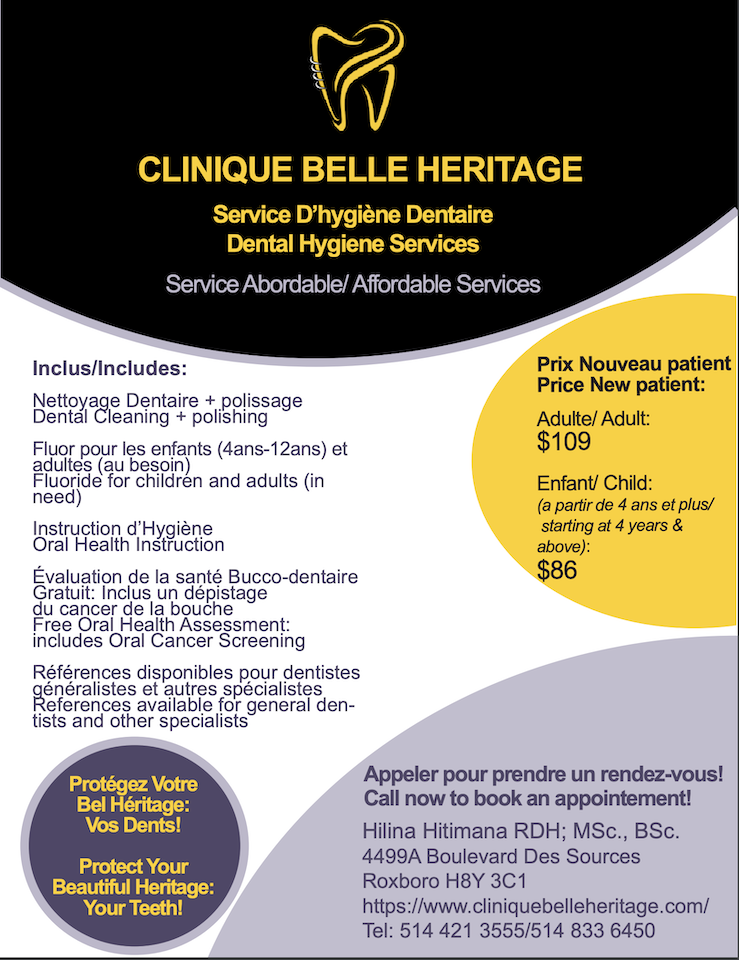clinique belle heritage | 4499A Bd des Sources, Roxboro, QC H8Y 3C1, Canada | Phone: (514) 421-3555