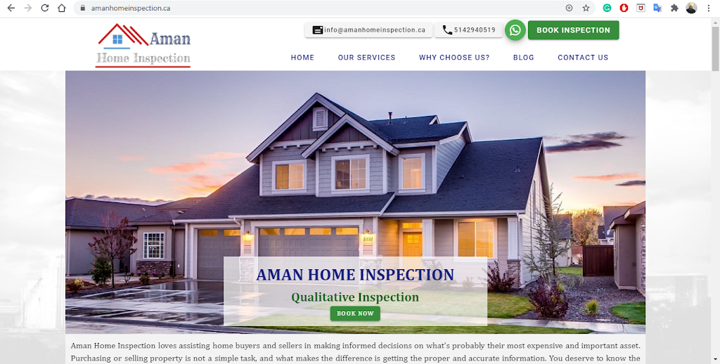 Aman Home Inspection | 8522 Rue Hélène, LaSalle, QC H8N 1Z4, Canada | Phone: (514) 294-0519