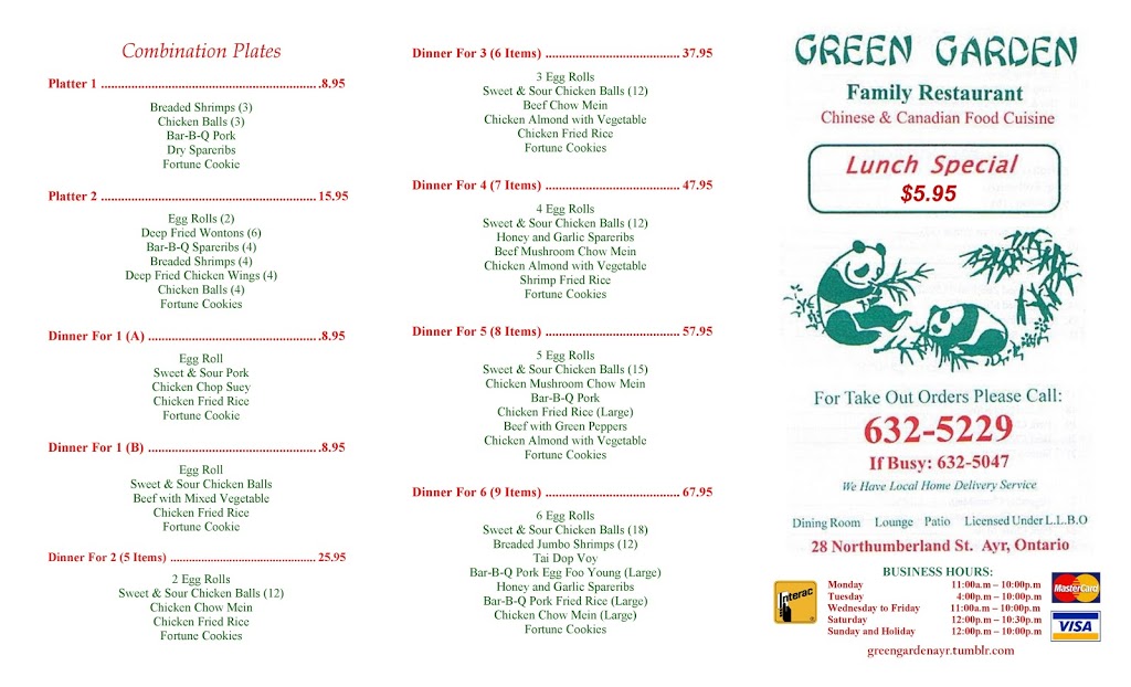 Green Garden | 28 Northumberland St, Ayr, ON N0B 1E0, Canada | Phone: (519) 632-5229