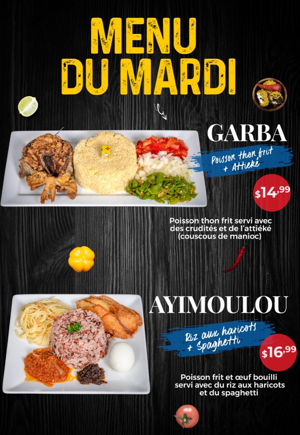 Restaurant AfricaKwabo - Drummondville | 217 Rue Saint-Marcel, Drummondville, QC J2B 2E4, Canada | Phone: (819) 461-2719