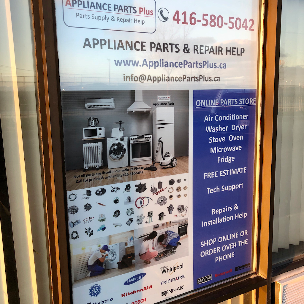 APPLIANCE PARTS PLUS & Repair | 80 Nashdene Rd Unit #27, Scarborough, ON M1V 5E4, Canada | Phone: (416) 580-5042