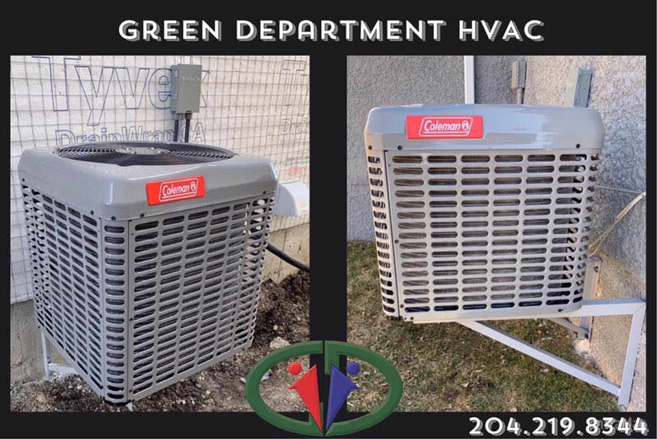 Green Department HVAC (Heating and Air Conditioning) | 104 Innsbruck Way, Winnipeg, MB R2P 1L8, Canada | Phone: (204) 219-8344