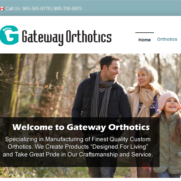 Gateway Orthotics Inc. | 1220 Britannia Rd E, Mississauga, ON L4W 1C8, Canada | Phone: (905) 565-0770