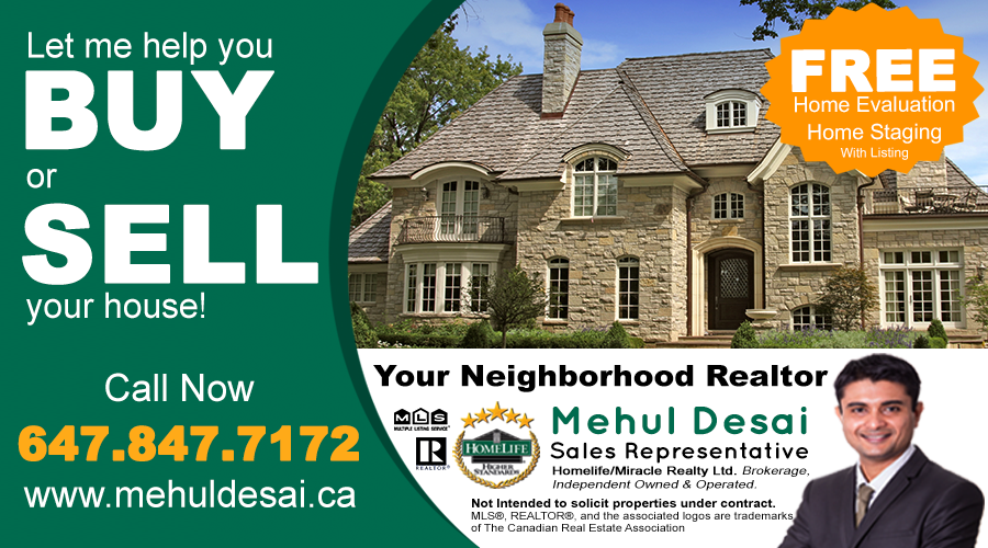 Mehul Desai, Real Estate Agent Brampton | 470 Chrysler Dr # 20, Brampton, ON L6S 0C1, Canada | Phone: (647) 401-5051