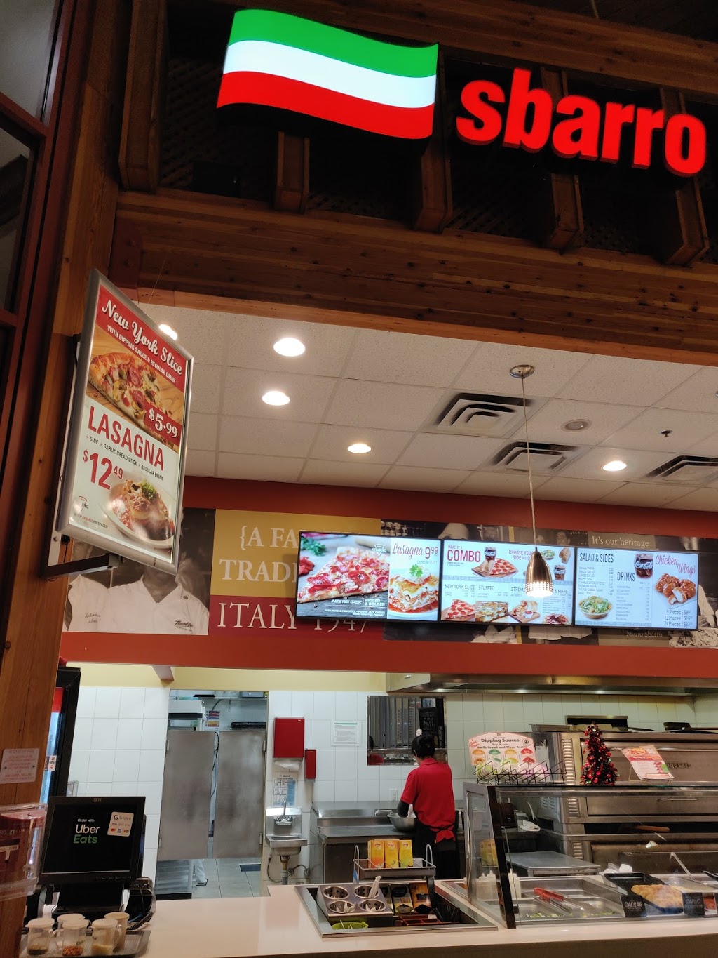 Sbarro | 424 S Service Rd, Grimsby, ON L3M 4E8, Canada | Phone: (905) 309-1111