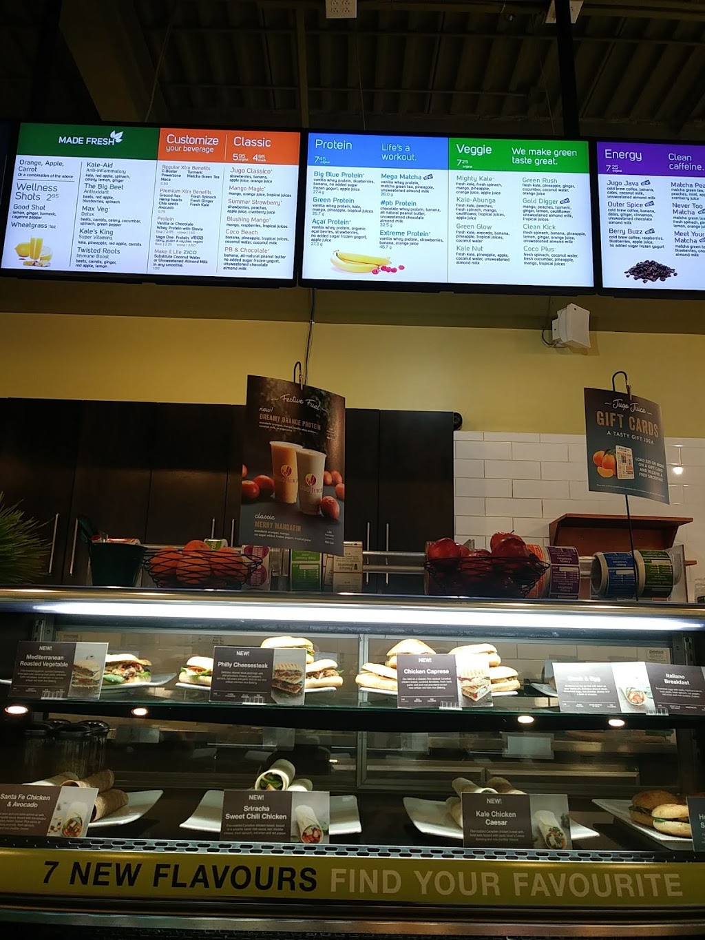 Jugo Juice | Deerfoot Meadows 33, Heritage Meadows Way Unit #917, Calgary, AB T2H 5B8, Canada | Phone: (403) 212-8258