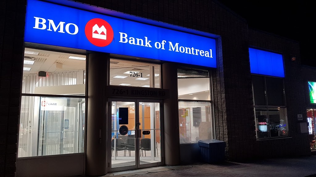 BMO Bank of Montreal | 726 Kingston Road West #1, Pickering, ON L1V 1A9, Canada | Phone: (905) 839-3600