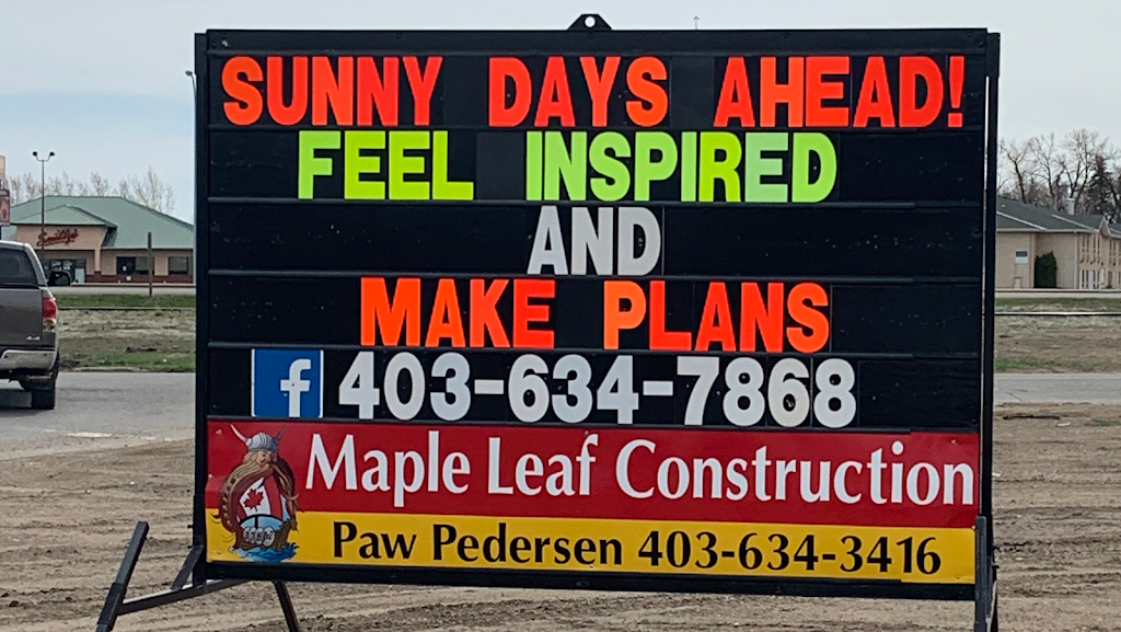 Maple Leaf Construction Taber | 164A range road, Taber, AB T1G 2E1, Canada | Phone: (403) 223-8351