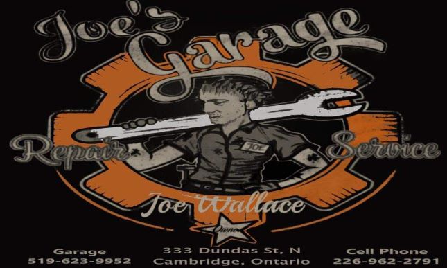 Joes Garage | 333 Dundas St N, Cambridge, ON N1R 5R1, Canada | Phone: (519) 623-9952