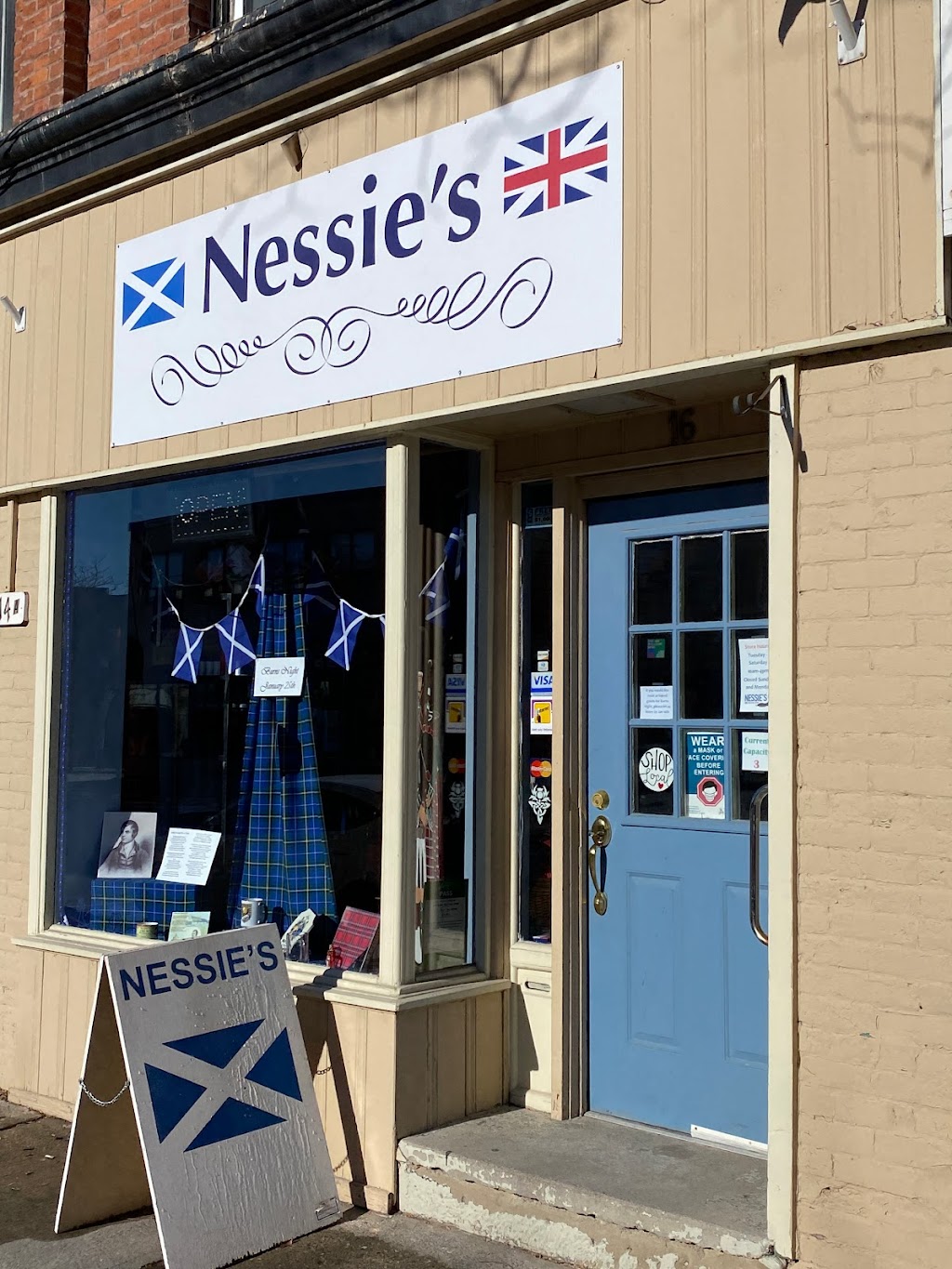 Nessies British Shop | 16 King St E, Cobourg, ON K9A 1K7, Canada | Phone: (905) 372-7158