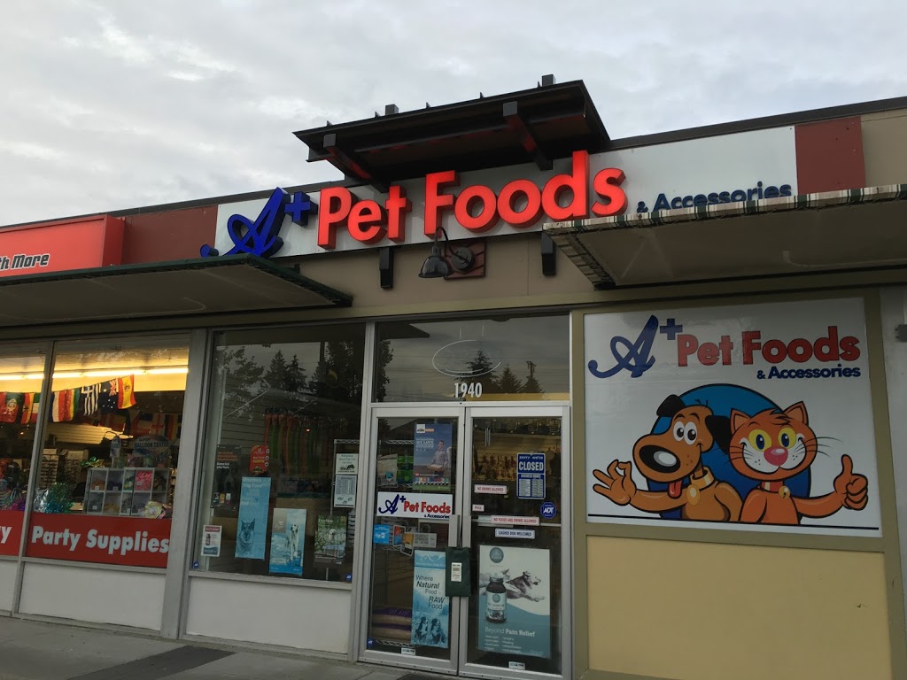 A+ Pet Foods & Accessories | 1960 Como Lake Ave #1940, Coquitlam, BC V3J 3R3, Canada | Phone: (604) 939-0636