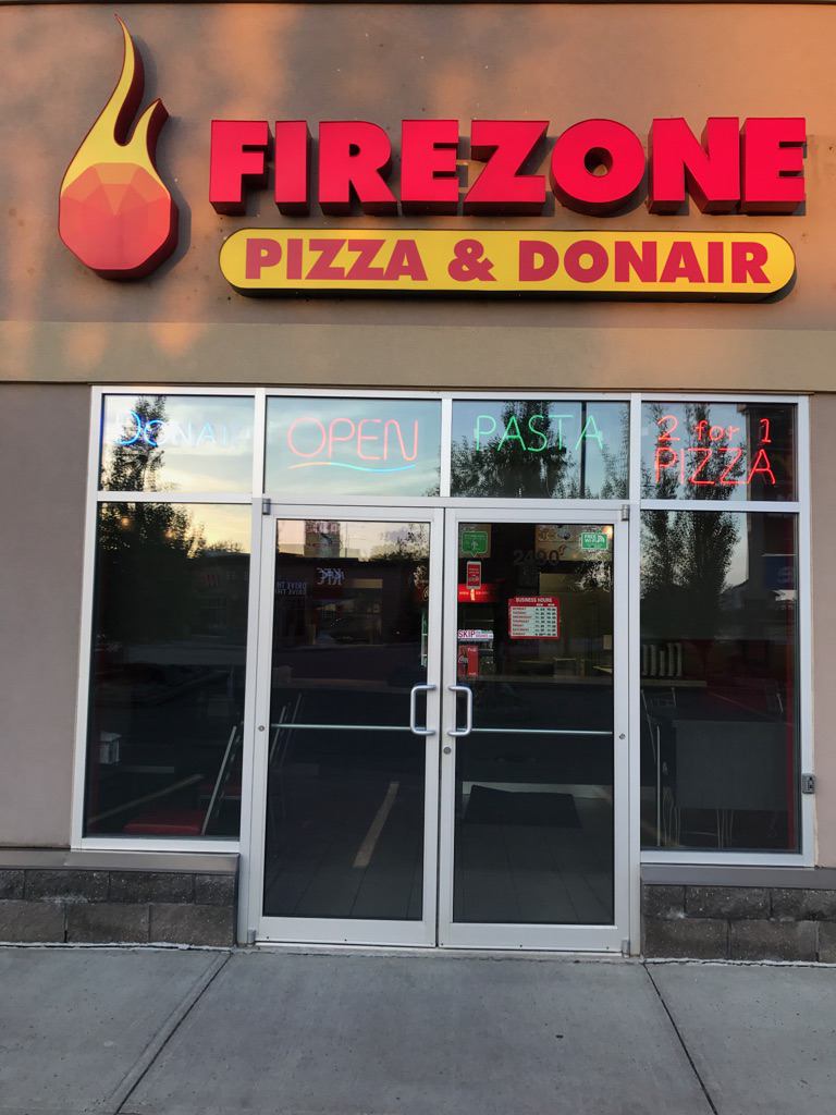 Firezone Pizza & Donair | Grange Centre, 2490 Guardian Rd NW, Edmonton, AB T5T 1K8, Canada | Phone: (780) 756-0377